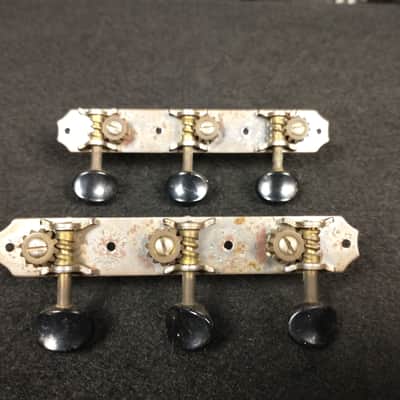 Vintage Kluson Tuners for Flat Top 30's Black Button image 1