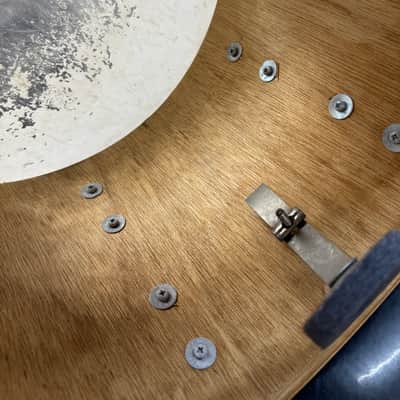 Vintage Apollo 1960s-1970s Drum Kit 5pc Set Import Blue Sparkle Toms Snare Kick image 18