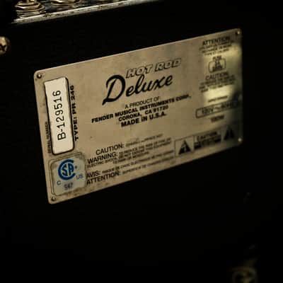 Fender Hot Rod Deluxe 1990's - black Made in USA image 6
