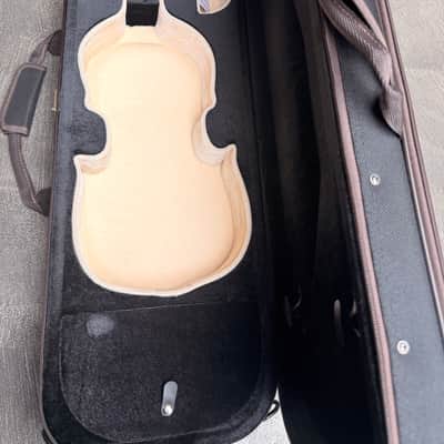 Handmade 4/4 Violin Outfit - Flamed Maple Back ,Spruce Top, Bow&Case image 24