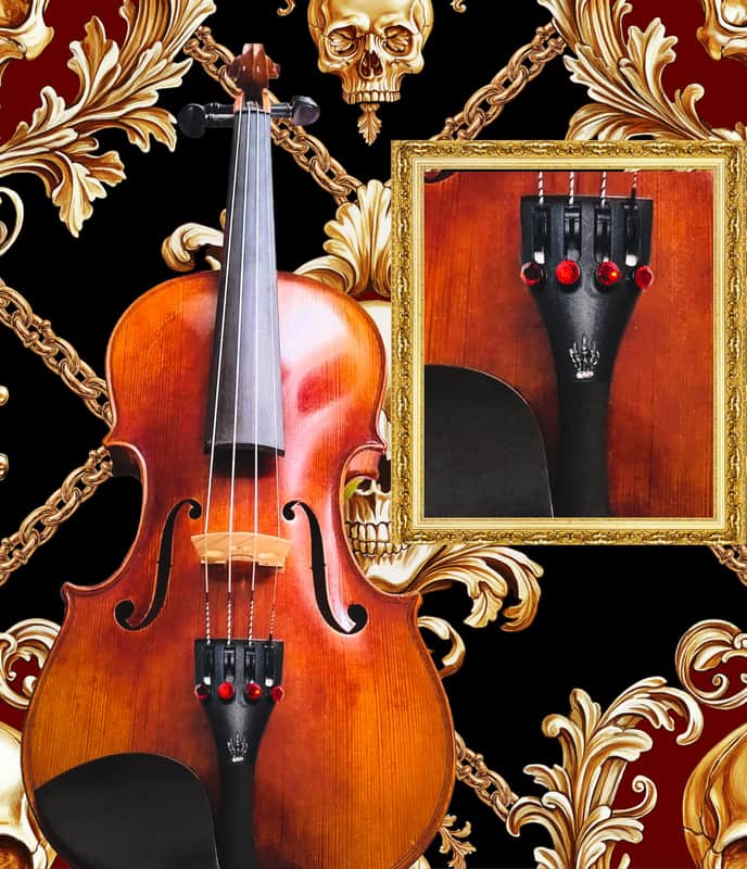 Rozannas Lumina Student Skeleton Hand 4/4 Violin Outfit 2025 - Varnish image 1