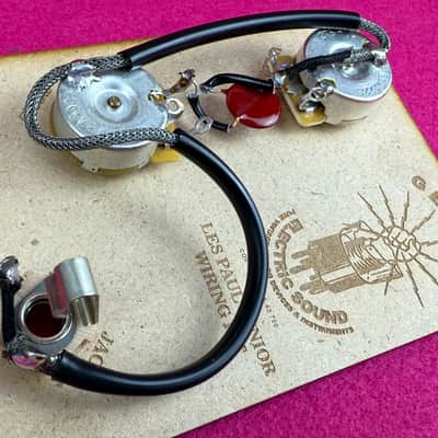 GVT ® Custom Prewired Harness Kit for Gibson® Les Paul® Junior – 0.022µF Ceramic Disc Capacitor image 5