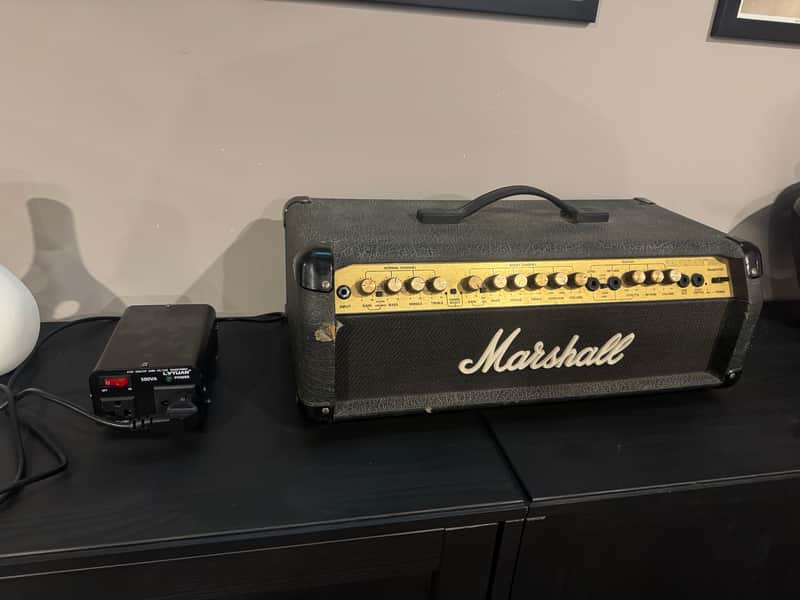 Marshall Valvestate 100V Model 8100 2-Channel 100-Watt Guitar Amp Head 1991 - 1998 - Black image 1