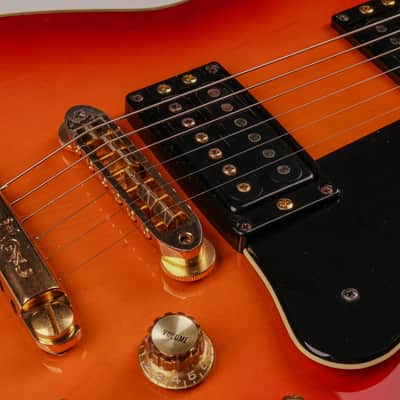 Yamaha SG1000 1982 Japan - Cherry Sunburst - Gold Hardware - Ebony - Coil SplitYamaha SG1000 1982 Japan - Cherry Sunburst - Gold Hardware - Ebony - Coil Split image 4