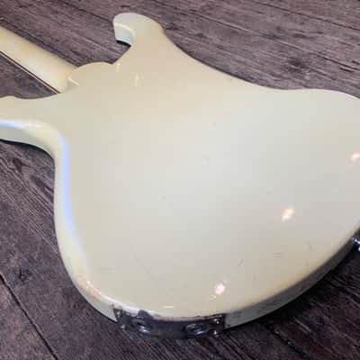 1977 Rickenbacker 4001 Bass in White finish & Hard shell case image 15