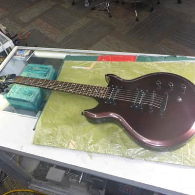 Hamer SFX Series 2nd Used Electric Guitar : Leveled, Crowned & Dressed Frets 2003 - Plum Metallic image 1