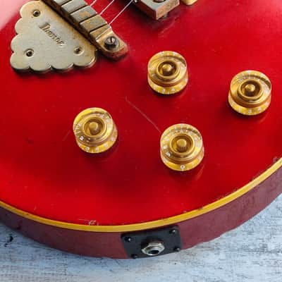 1982 Ibanez Japan AR100 Artist Double Cutaway (Fire Red) image 3