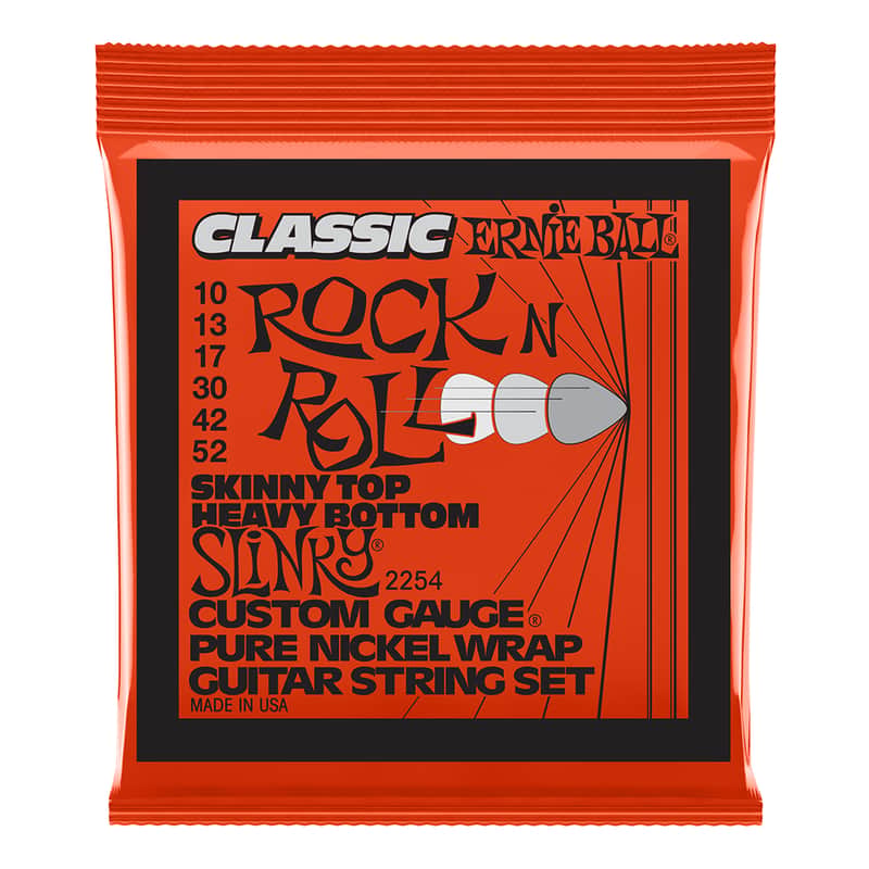 Electric Guitar Strings 10-52 Classic Rock N Roll Slinky Pure Nickel 100% Genuine image 1