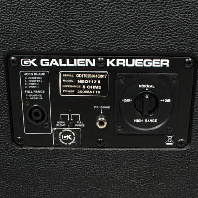 Gallien Krueger - Neo II 300W 8ohm 1x12  Bass Cabinet - USED image 7