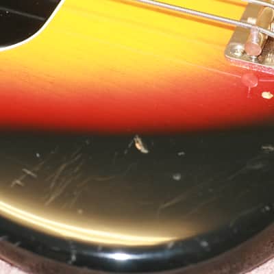 Maya Precision Bass 4 String 1970's 3 Color Sunburst image 15