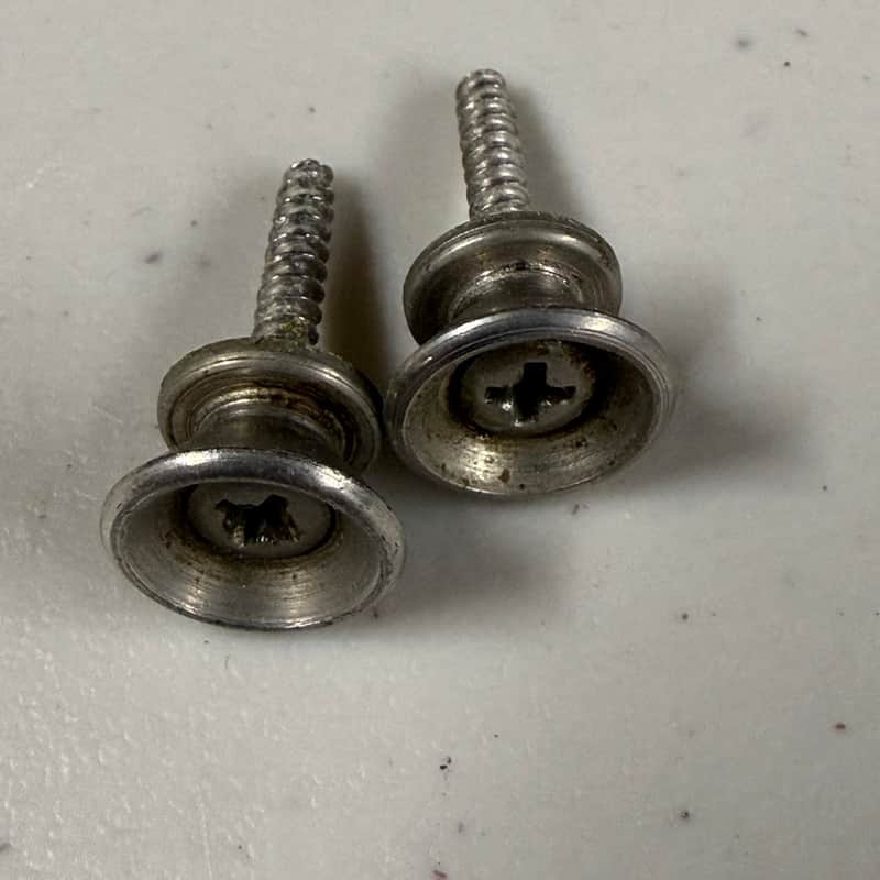 1960's Fender Strap Buttons with Screws (M-450) image 1