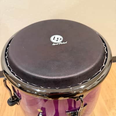 ~NEW!~ LP Latin Percussion LP522X-TS Tony Succar Signature New Zealand Pine 11" Quinto in Rainbow Lacquer with Black Nickel Hardware & Black Skyn Heads image 5