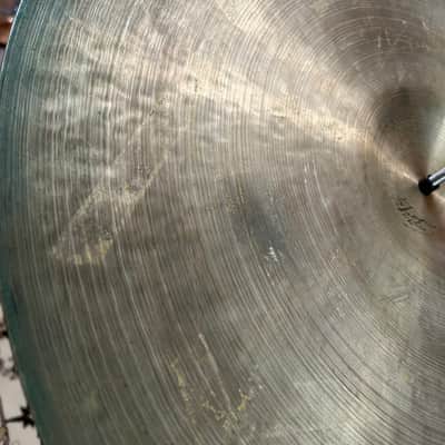 Zildjian K Istanbul New Stamp 22" Medium Ride 1967-1977 image 7