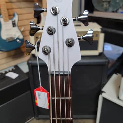 Yamaha TRBX505 5-String Bass - Transparent White image 5