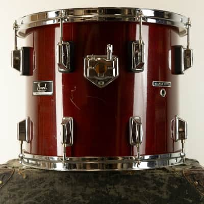 1980s Pearl 12x14 "Extender" Rosewood Lacquer Tom image 2