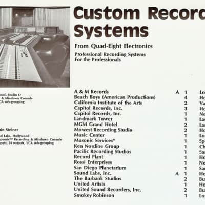 Classic 1971 Quad Eight 2082 Recording Console API Neve Helios image 18