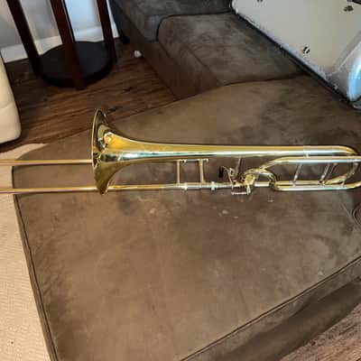 Andres Eastman by Shires ETB630 2015 - clear lacquered yellow brass finish image 8