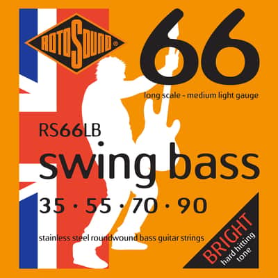 RS66LB Swing Bass 66 Stainless Steel 35/90 Rotosound image 1
