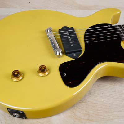 Orville by Gibson LPJ-D Les Paul Junior DC 1990 TV Yellow Japan Jr w/ Gig Bag image 6