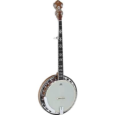Ortega Guitars OBJ550W-SNT Falcon Series 5-String Banjo in Natural Burst w/ Gig Bag image 1