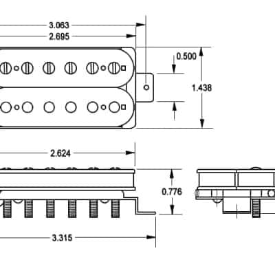 Seymour Duncan APH-1N Alnico II Pro Humbucker Electric Guitar Neck Pickup Nickel Cover image 2