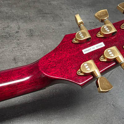 ESP CUSTOM SHOP Climax 1 of 100 ever made! Limited Edition RARE Model Ash Body! Cherry Sunburst 90s 1990's Piezo Electric AAA Flame Top Singlecut Guitar image 22