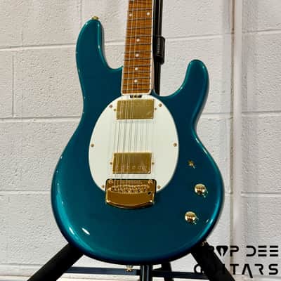 Ernie Ball Music Man Cory Wong StingRay II Deluxe Electric Guitar w/ Case-Pine Green image 4