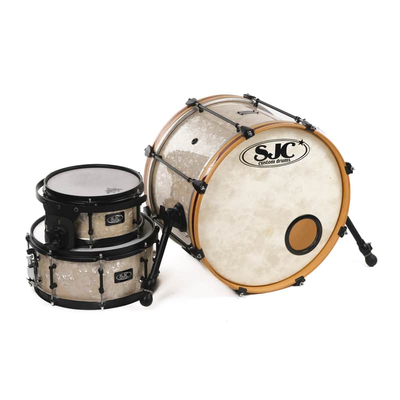 SJC Custom Maple Cream Pearl Owned by Branden Steineckert