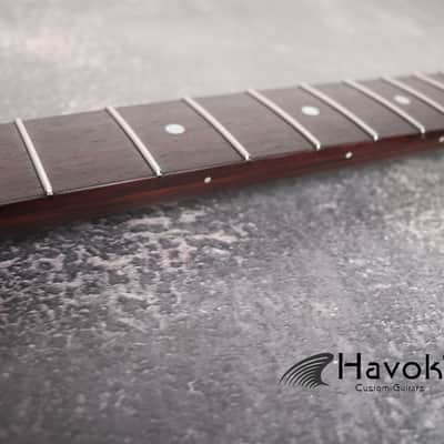 S Style Rosewood Neck Stainless Steel Frets Flame Maple Stripe, S Type 22 Frets Guitar Replacement And Gadget image 9
