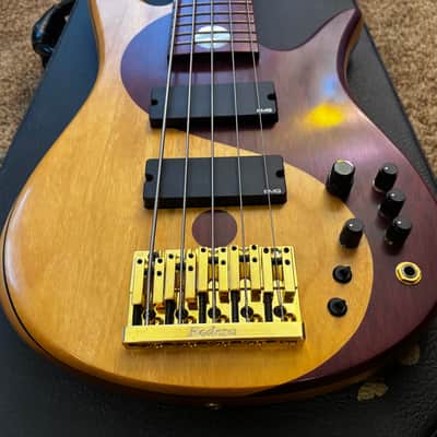 Fodera Monarch Deluxe 5 string bass guitar Yin Yang image 10