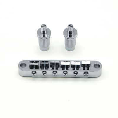KD by AxLabs Tune-O-Matic Bridge & Stop Tailpiece - Chrome image 1