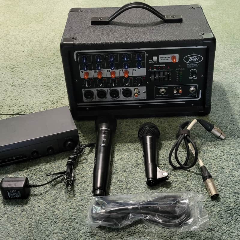 Peavey PV5300 5-Channel Powered Mixer 2010s - Black image 1