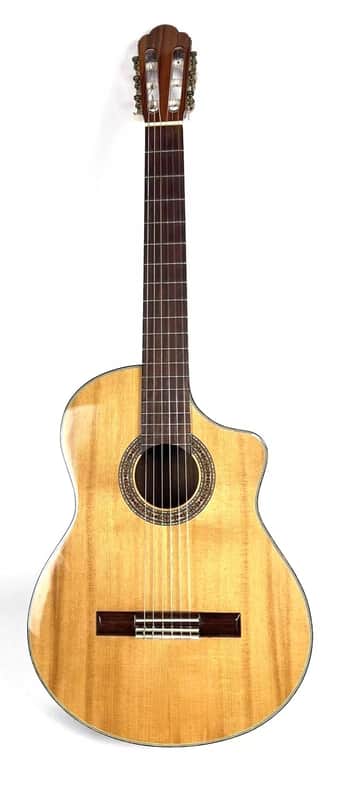 Hand Made Acoustic Electric Classical Guitar Custom W/ Case! image 1