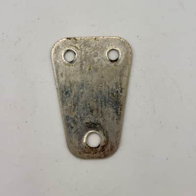 Hagstrom I, II, III, Viking Electric Guitar Neck Plate 1960s - Chrome image 2