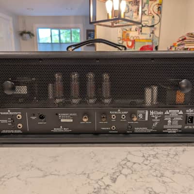 Schecter Guitar Research SYN100-HE Hellwin Stage 100W Tube Guitar Amp Head image 5
