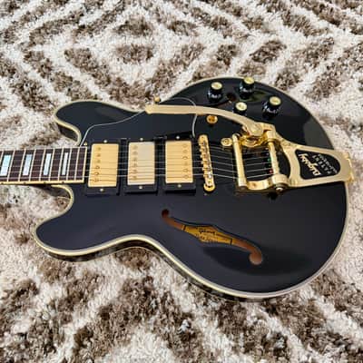 Gibson Memphis Limited ES-359 3-Pickup 2019 - Black Beauty image 7