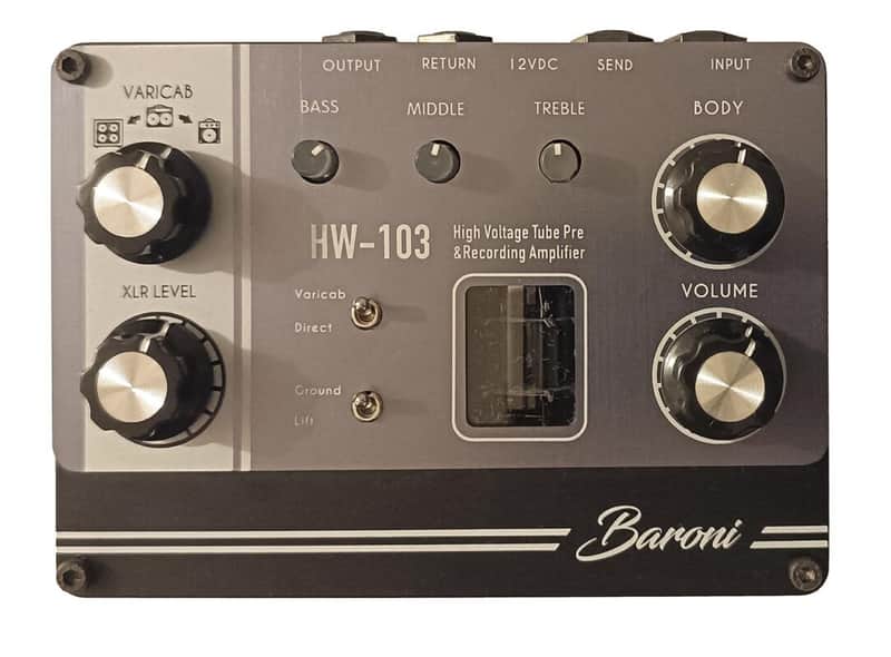 Baroni HW-103 Tube Preamp / D.I. Recording Amp (Hiwatt DR-103) image 1