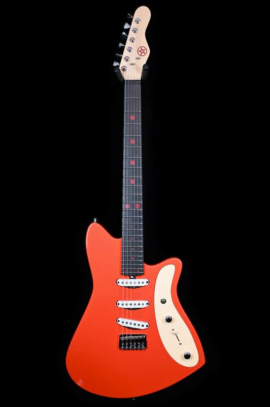 Pentagram S-Style "one-off" from 2024 in Red with original Hardcase image 1