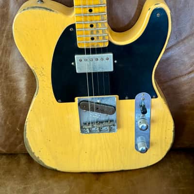 Fender Custom shop Telecaster 2015 - Heavy Relic Butterscotch image 2