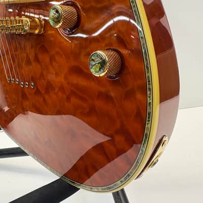 Schecter Diamond Series C-1 Elite 2006 Amber Quilt image 2