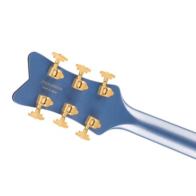 Gretsch Professional Collection Falcon Hollow Body Bigsby Cerulean Smoke - Semi Acoustic Guitar image 6