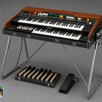 Yamaha YC45d ✅ Ultimate Rare Vintage Combo Organ from the '70s ✅ MINT Collector's Condition ✅ Complete Set with Pedals, Bass Pedals, Lid & Original Legs ✅ Fully Serviced ✅ Worldwide FREE Shipping!! image 10