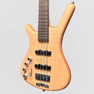 Warwick RockBass Corvette Premium 4-String Left Handed Electric Bass Guitar - Natural image 3