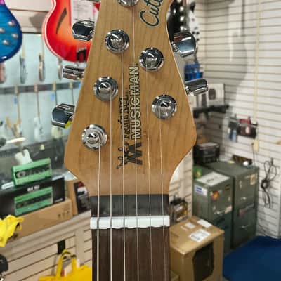 Music Man Cutlass RS HSS Figured Roasted Maple w/ Rosewood Fretboard - Powder Blue image 4