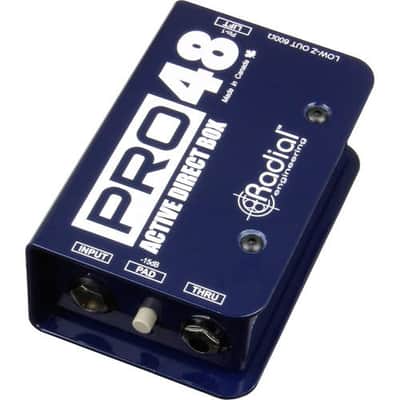 Radial Pro48 1-Channel Active 48v Direct Box image 1