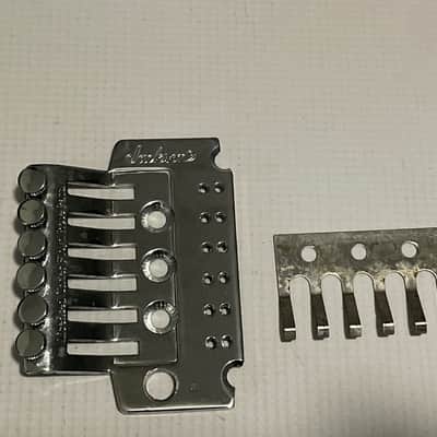 2000's Japan Jackson Licensed JT-580LP Floyd Rose Tremolo Bridge Chrome Base Plate image 1