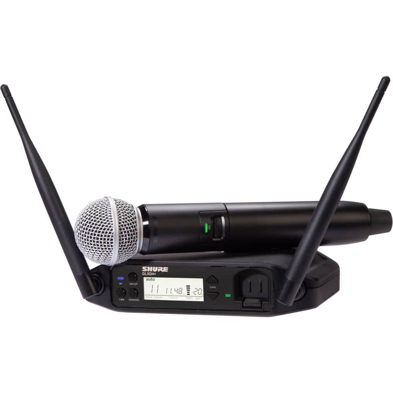 Shure GLXD24+ Digital Wireless Handheld System with SM58 Capsule image 1