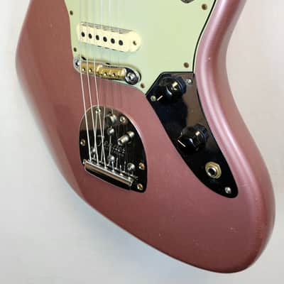 Mint Fender Custom Shop 1964 Jaguar Journeyman Relic, AAA Rosewood FB, Faded Aged Burgundy Mist Metallic, w/HSC 2024 image 7