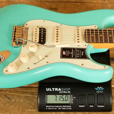 Fender American Ultra Luxe Vintage '60s Stratocaster HSS - Rosewood - Sea Foam Green image 8
