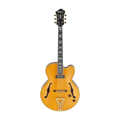 IBANEZ PM3CNAL Pat Metheny Signature Hollow-Body Guitar, Natural Amber Low Gloss image 1